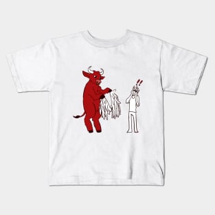 Crimson Bovine Kids T-Shirt